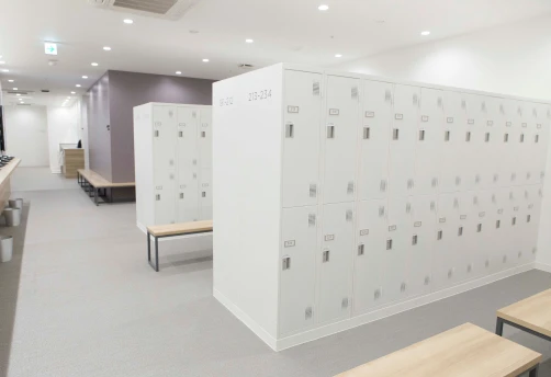 LAVA（ラバ）勝田店のロッカールーム